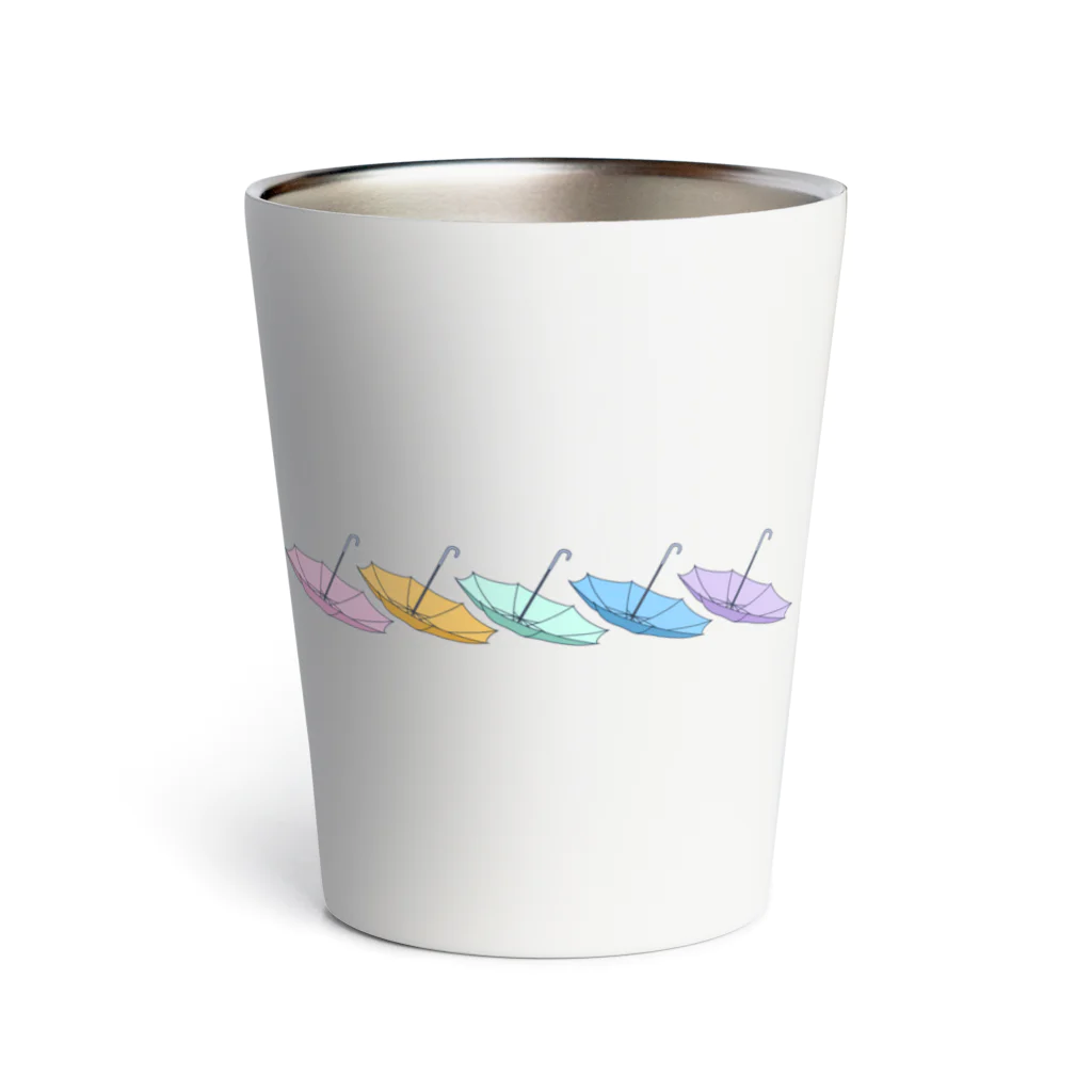 賀川 樹 | Itsuki Kagawaの雨傘と虹  Thermo Tumbler