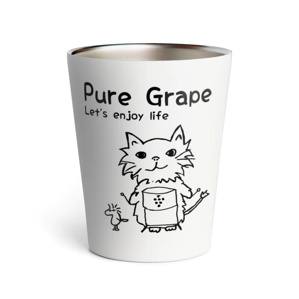 Pure Grape のPure Grape 【Cat T】 Thermo Tumbler