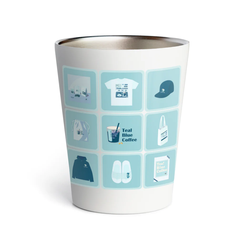 Teal Blue CoffeeのTealBlueItems _Cube BLUE Ver. サーモタンブラー