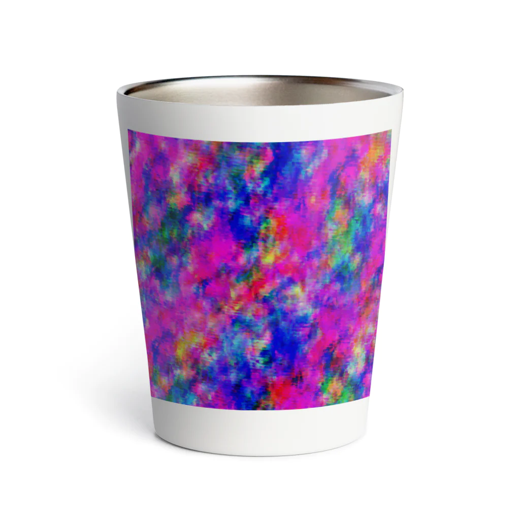 Crystal_Flower_GardenのAbstract paint Thermo Tumbler