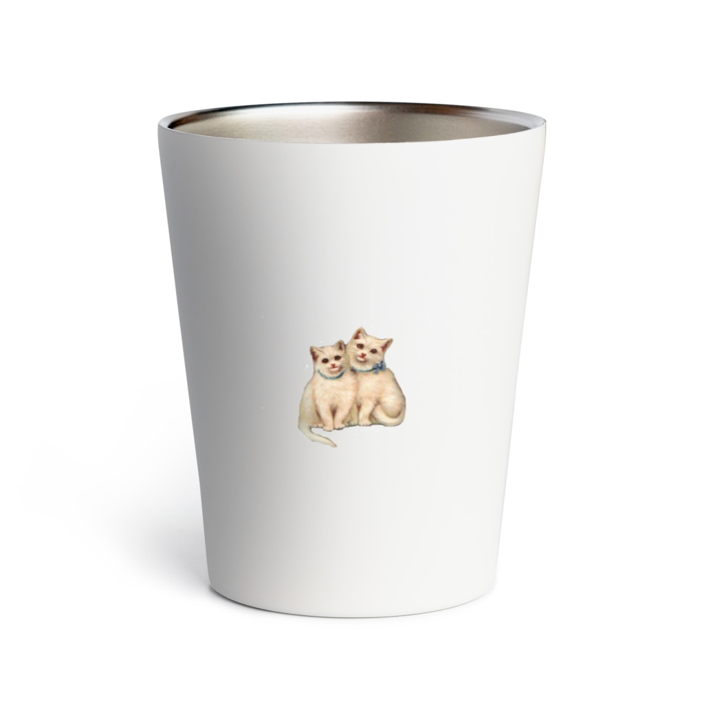 海賊猫 cocoのvictorian cat♡Donation T-shirt ② 両面Tシャツ  Thermo Tumbler
