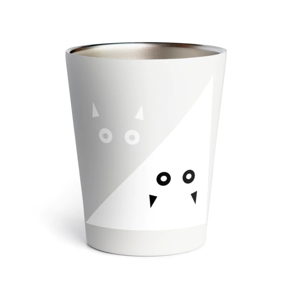 kiito_SUZURIのシロクロ猫 Thermo Tumbler