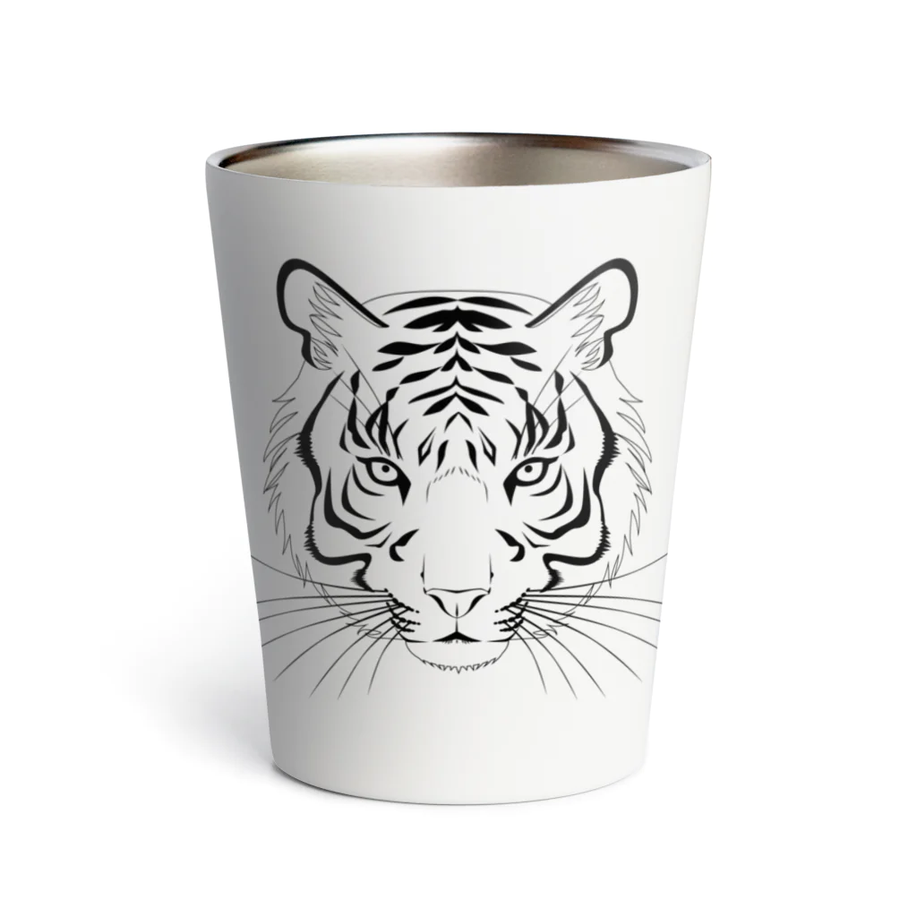 Baby Tigerのトラの顔 Thermo Tumbler