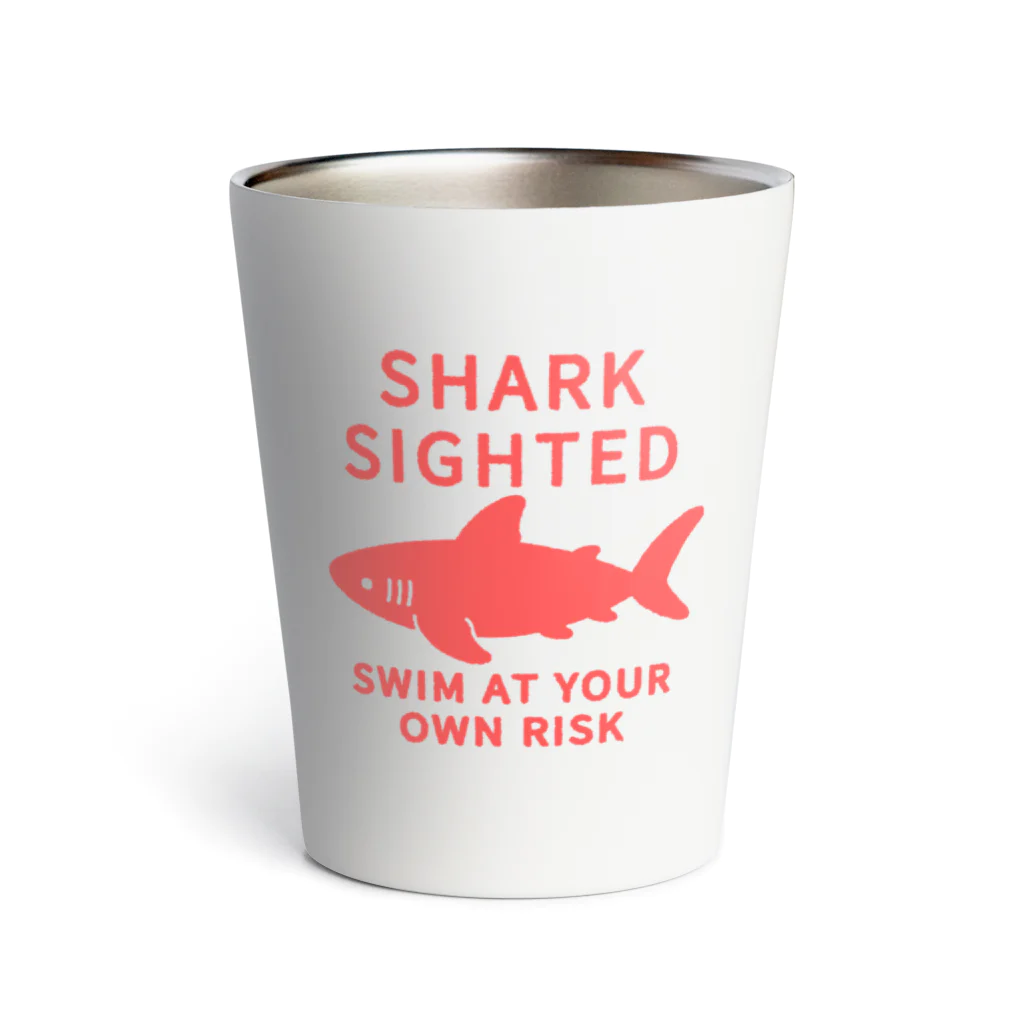 サメ わりとおもいのSHARK_SIGHTED Thermo Tumbler