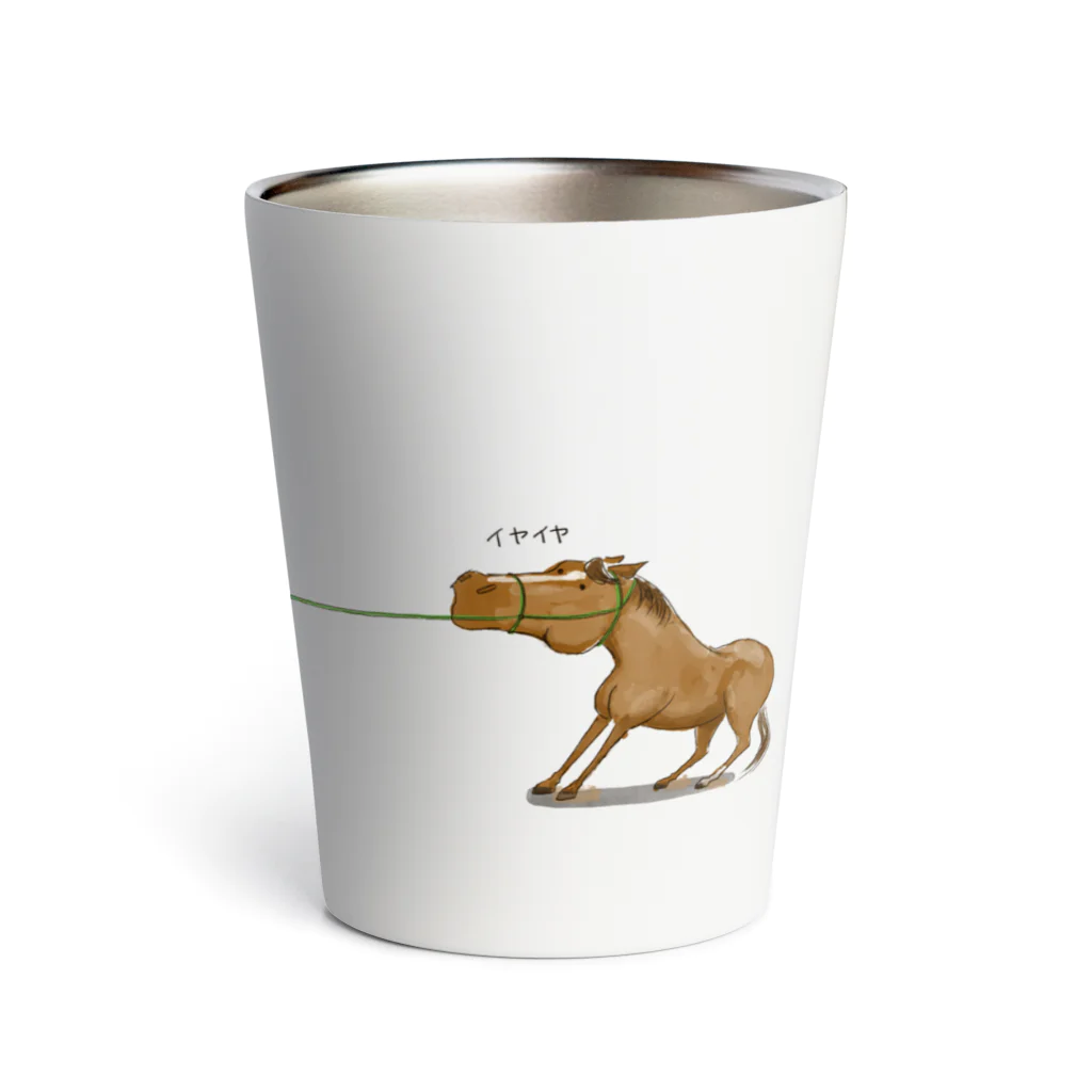 Umarche SUZURI店 presented by ショーゴのイヤイヤする馬 Thermo Tumbler