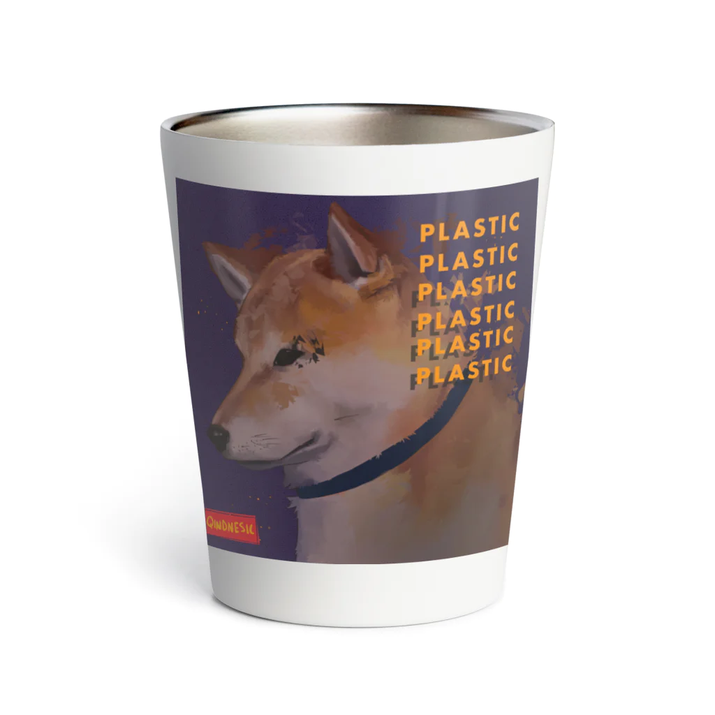 Qindfullness labelのPlasticPlastic Thermo Tumbler