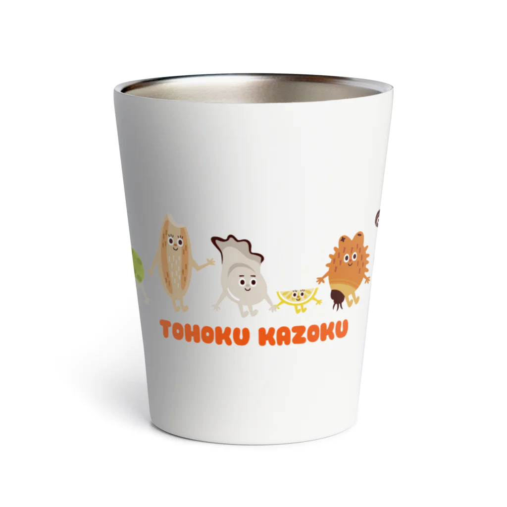 YoakeNecoの 東北☆家族　集合 Thermo Tumbler