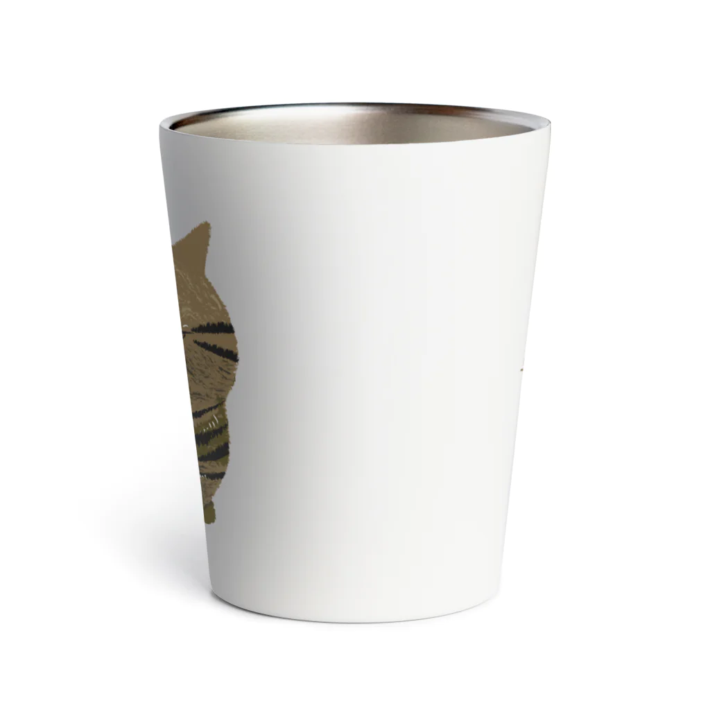 多分ねこのねこの寝落ち(エキゾ) Thermo Tumbler