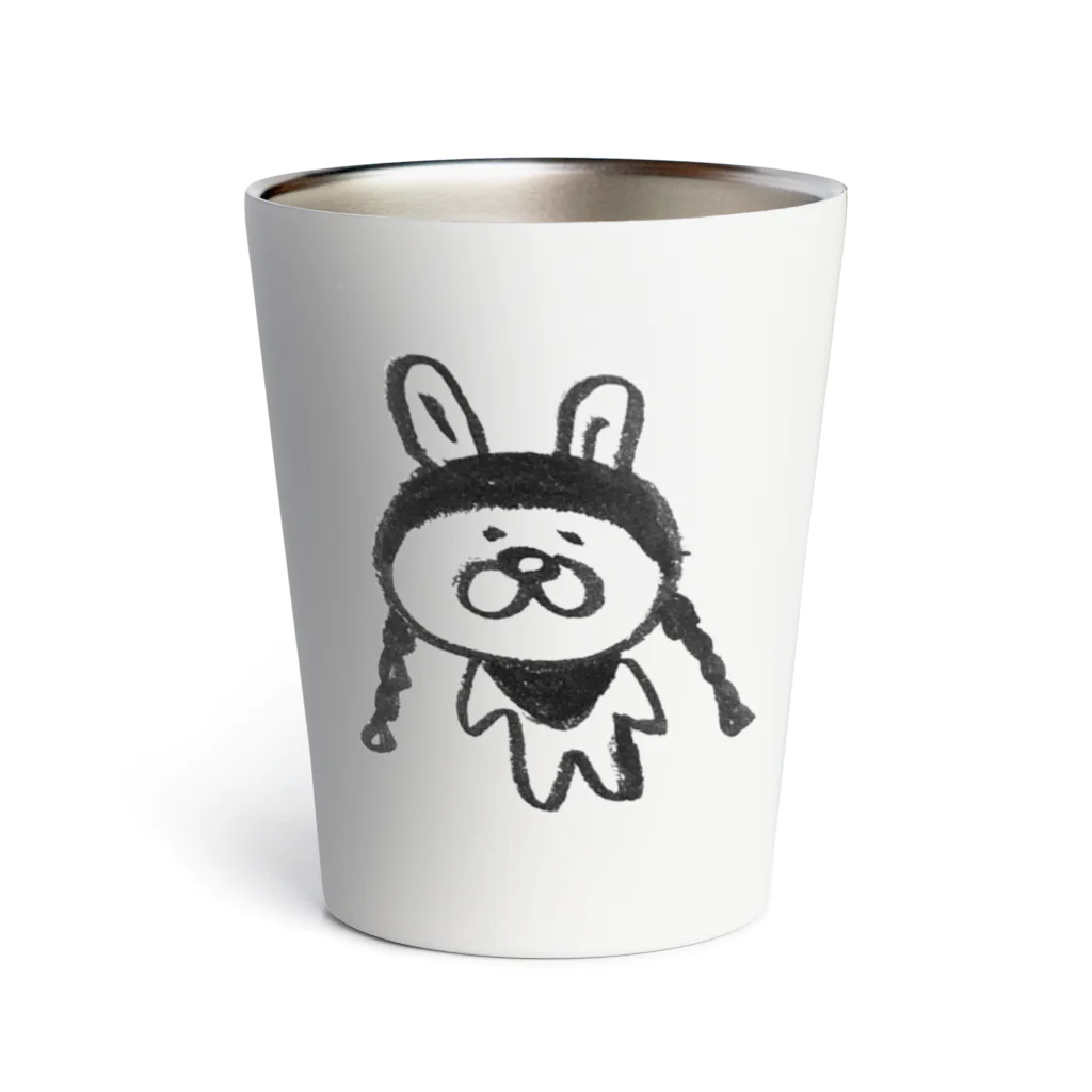 さちこのショップのレゲエなうさぎさん Thermo Tumbler