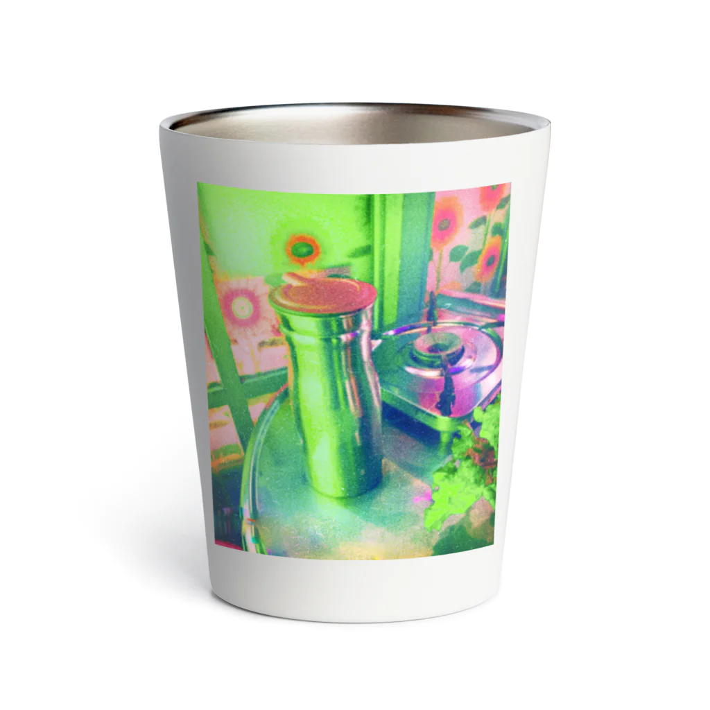 NEON LIGHT STARSのグリーンランタン Thermo Tumbler