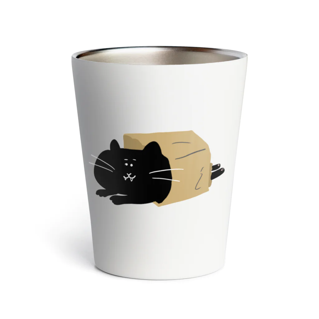 けちゃっぷごはんのお店の紙袋から猫 Thermo Tumbler