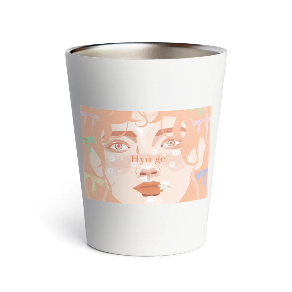 hyu-ge（イラスト）のhyu-ge Thermo Tumbler