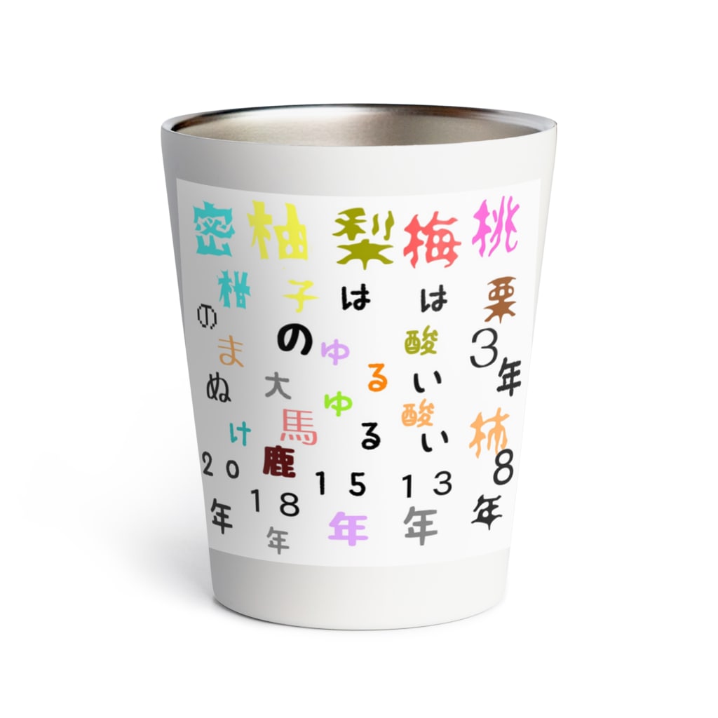 ギャンブラーの気持ちの桃栗三年の続き知ってますか？ Thermo Tumbler