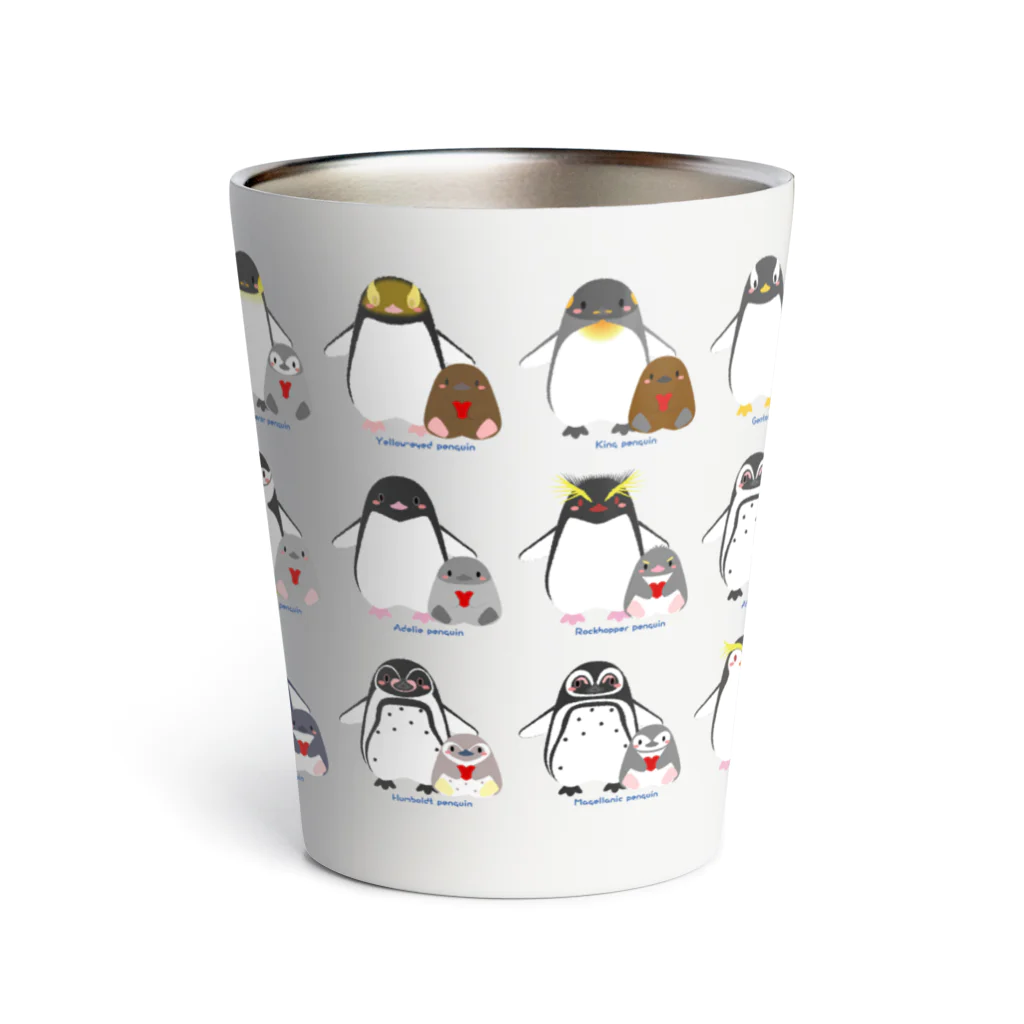 チヒロのペンギン親子たち Thermo Tumbler