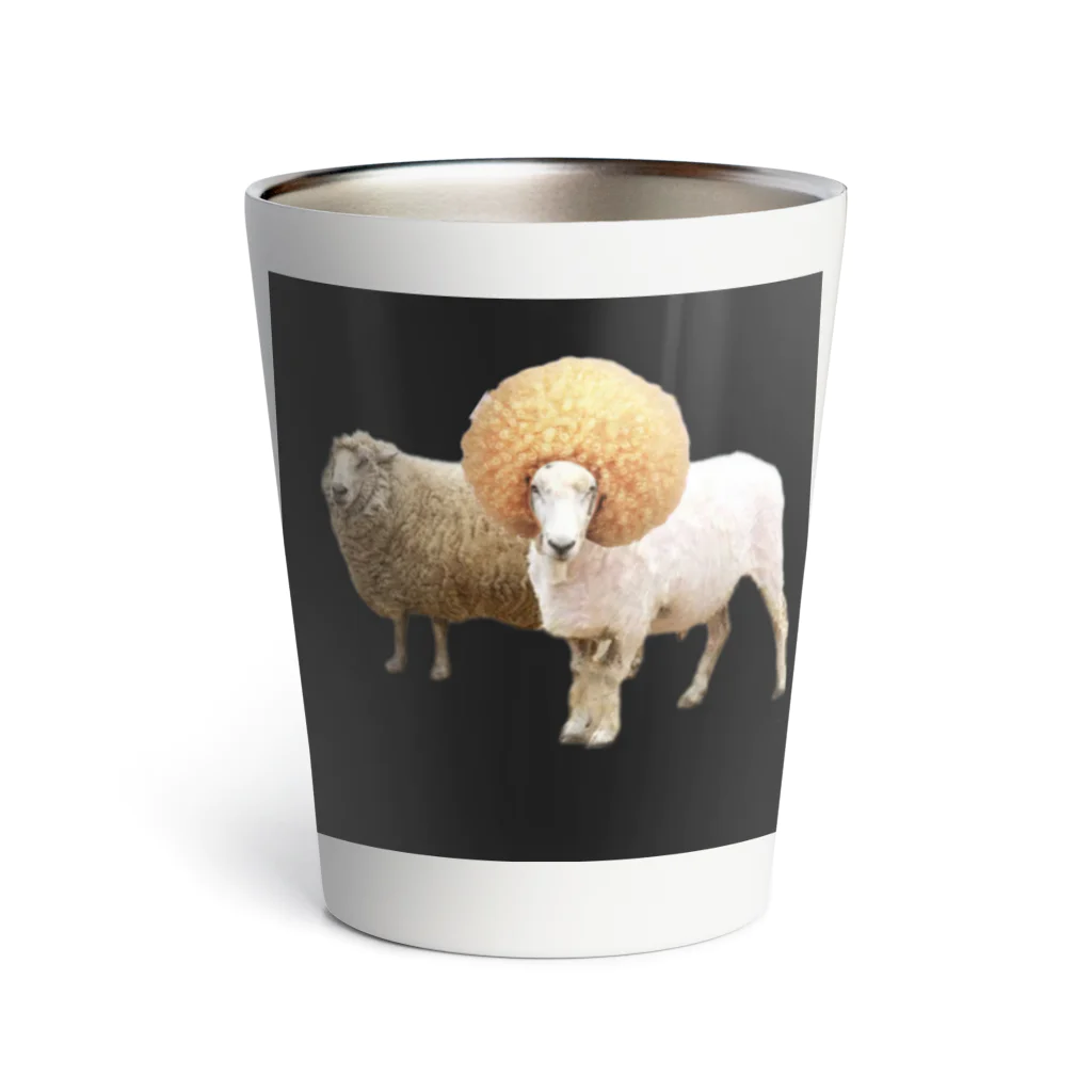 👑ＫＥＮ👑のひつじのカット🐏 Thermo Tumbler