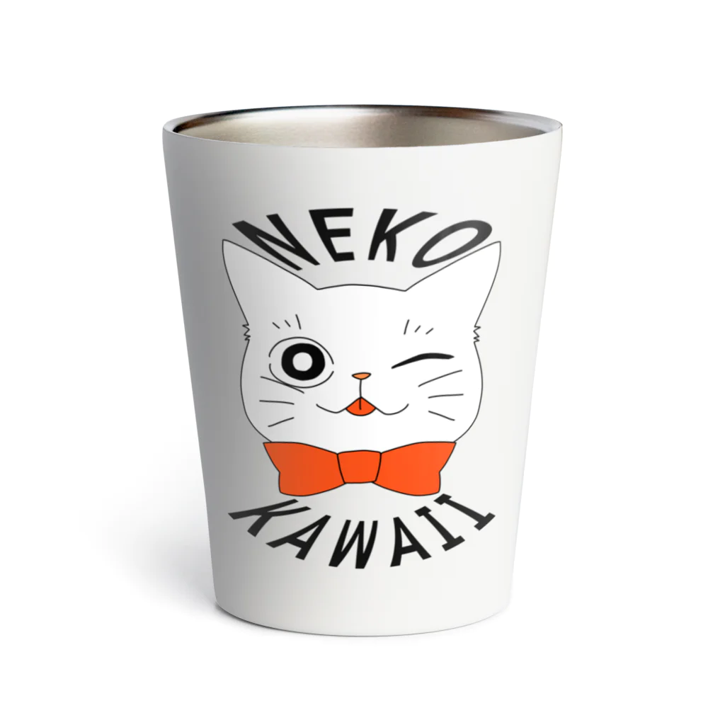 ねむ吉屋のNEKO KAWAII(ねこかわいい) Thermo Tumbler