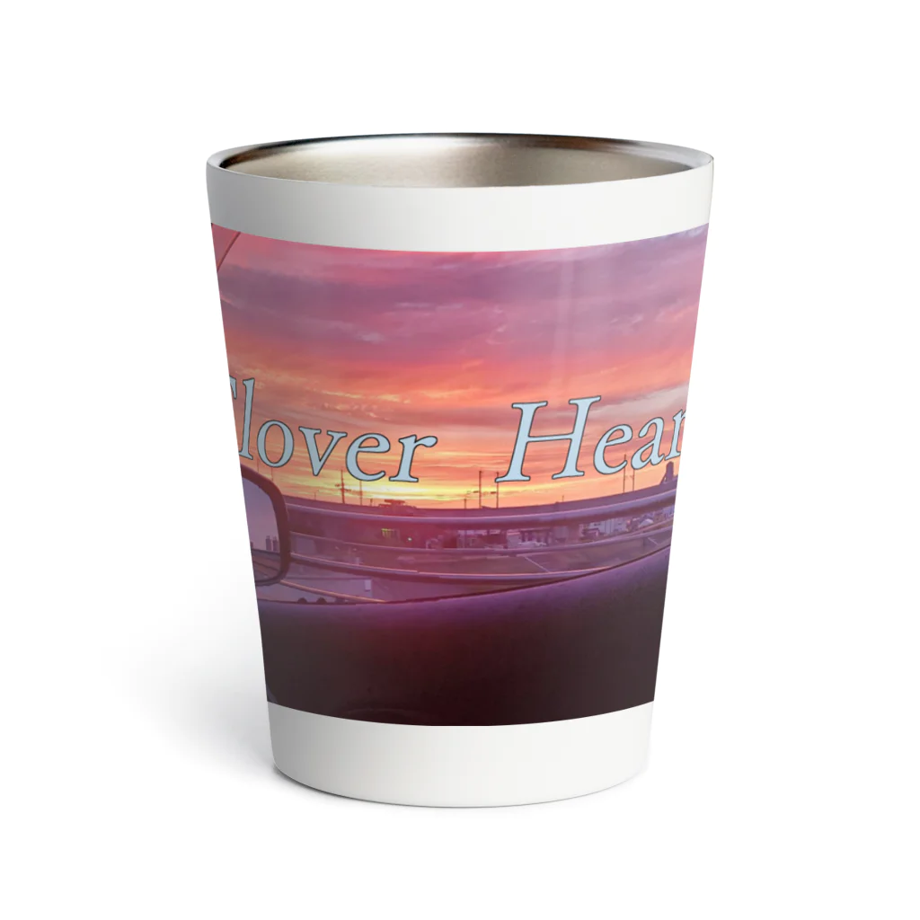 Clover HeartsのClover Hearts夕日と共に Thermo Tumbler