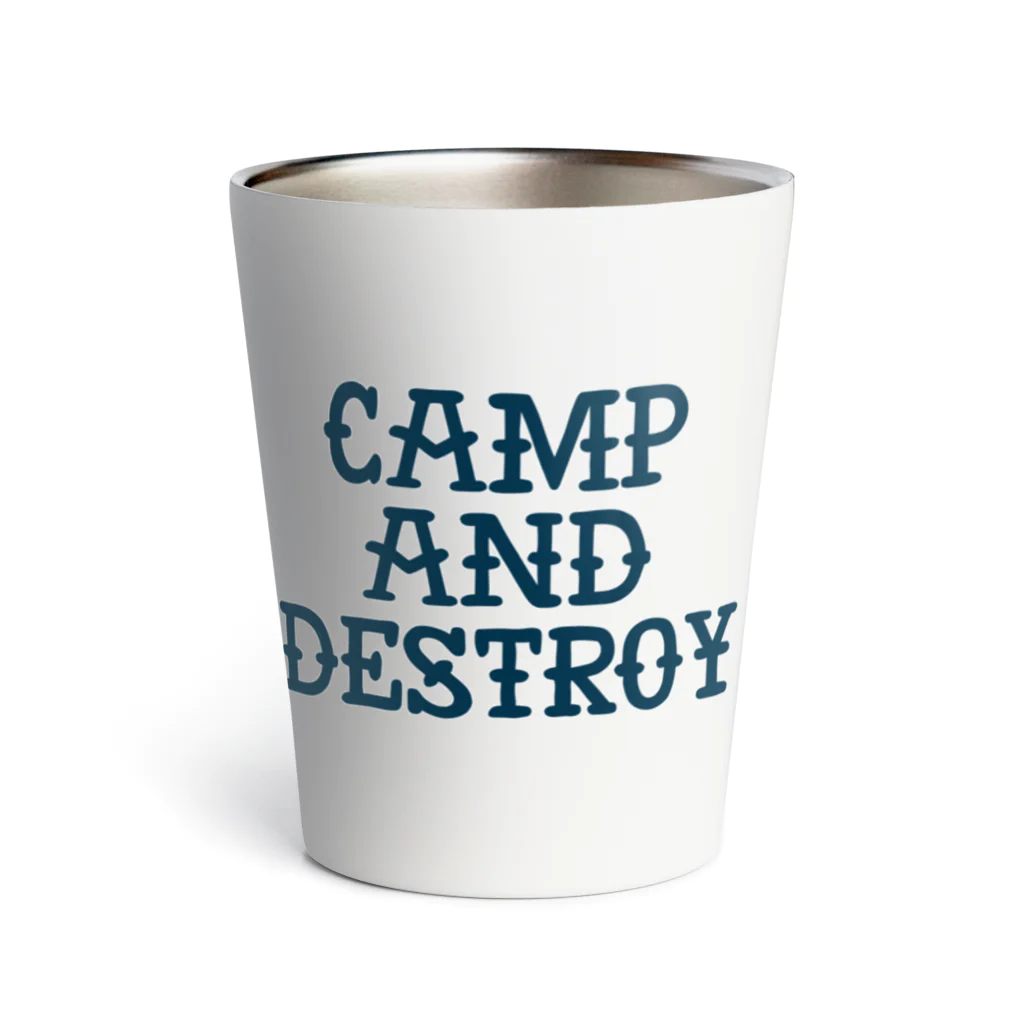 Punk Rock JukeboxのCamp and Destroy Thermo Tumbler