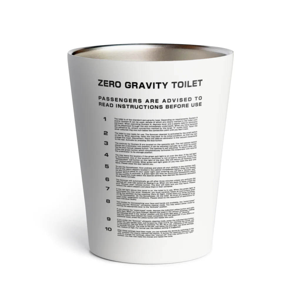 stereovisionのZERO GRAVITY TOILET Thermo Tumbler