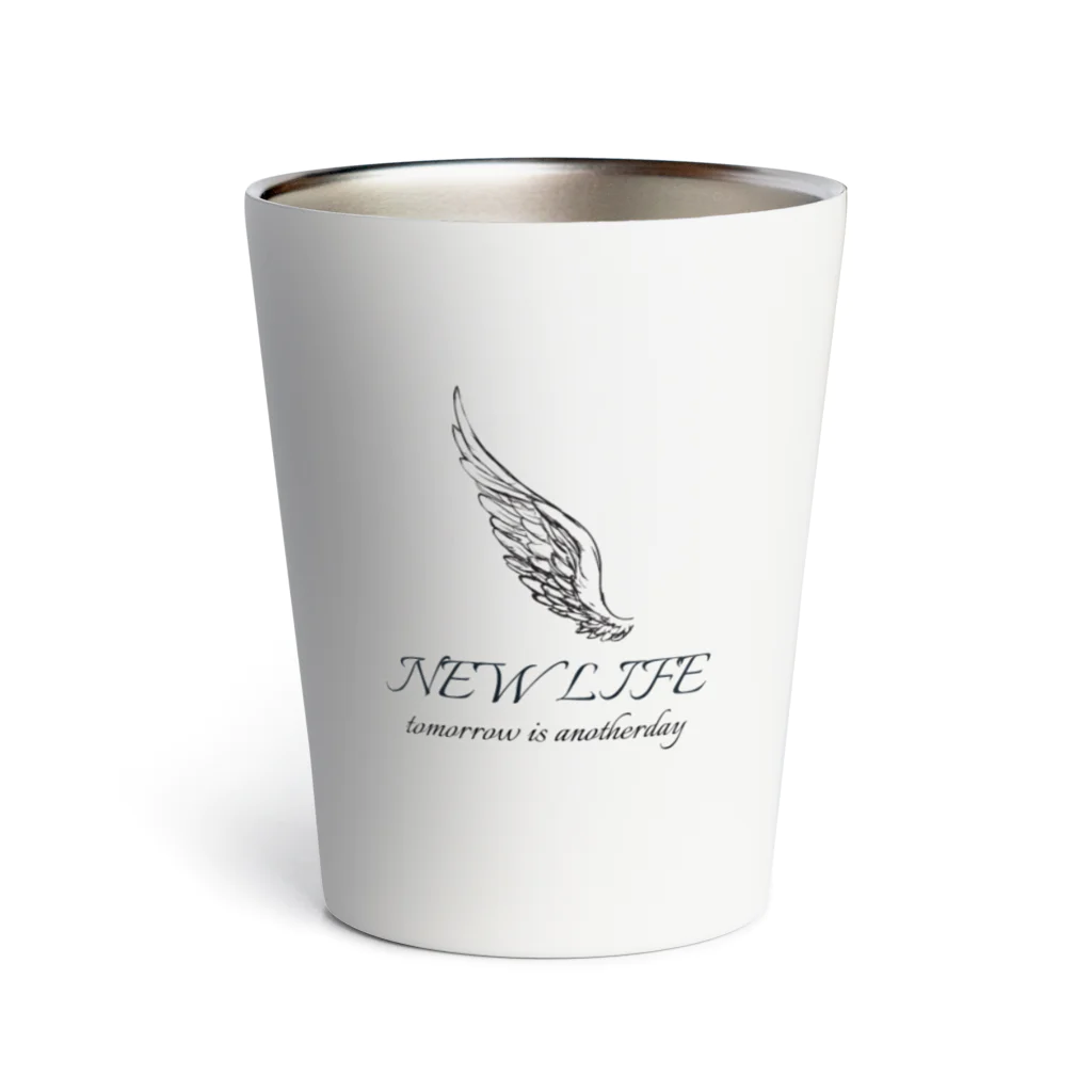 【 NEW LIFE 】online shopの翼 サーモタンブラー