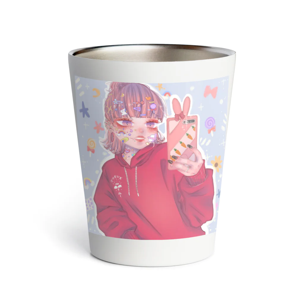 ALCOHOLICの自撮りちゃん Thermo Tumbler