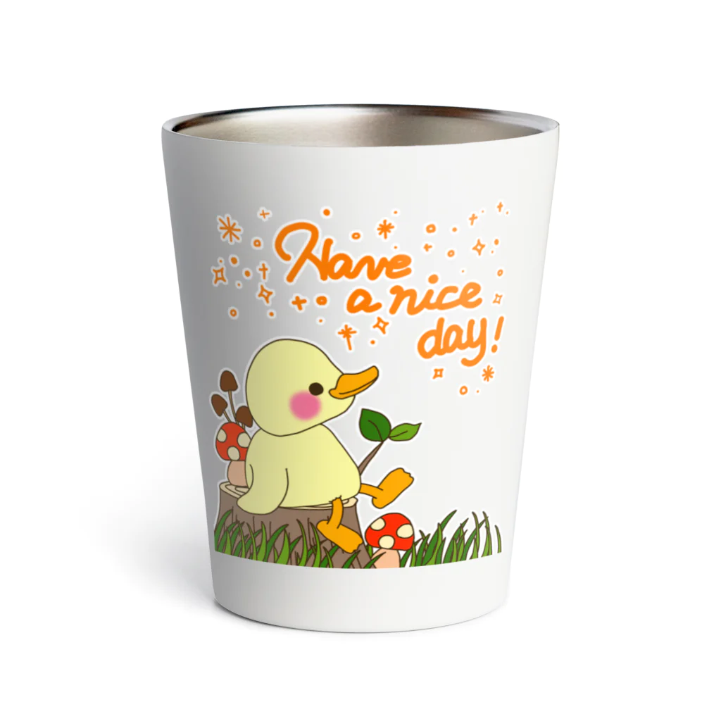 a-bow's workshop(あーぼぅズ ワークショップ)のHave a nice day! Thermo Tumbler