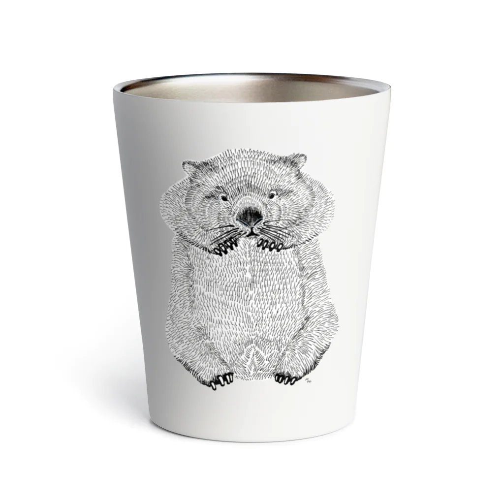 segasworksのwombat(ペン画） Thermo Tumbler