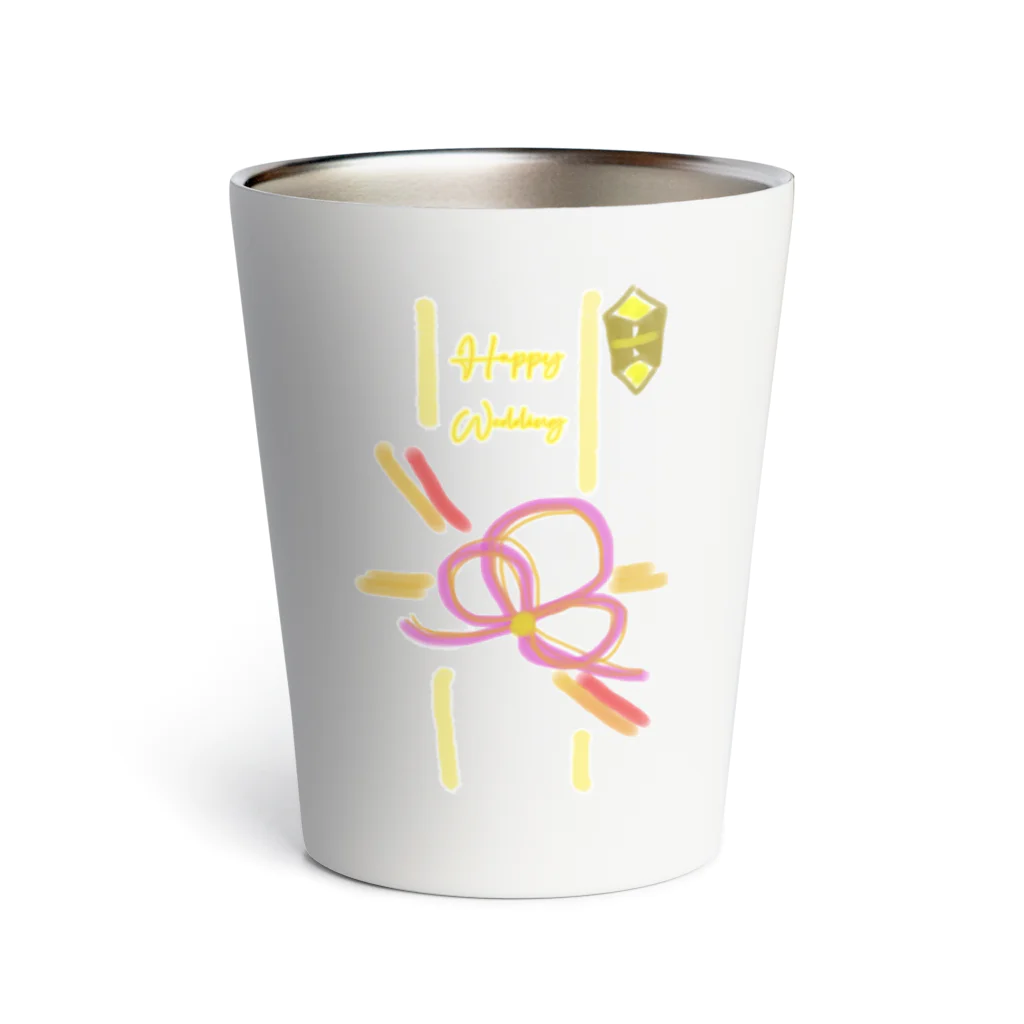 mina_minaのHappy Wedding! Thermo Tumbler