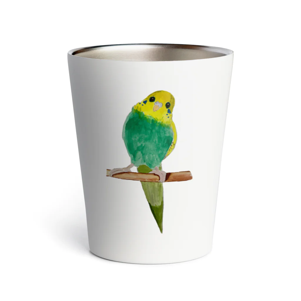 Coshi-Mild-Wildのセキセイインコちゃん💕 Thermo Tumbler