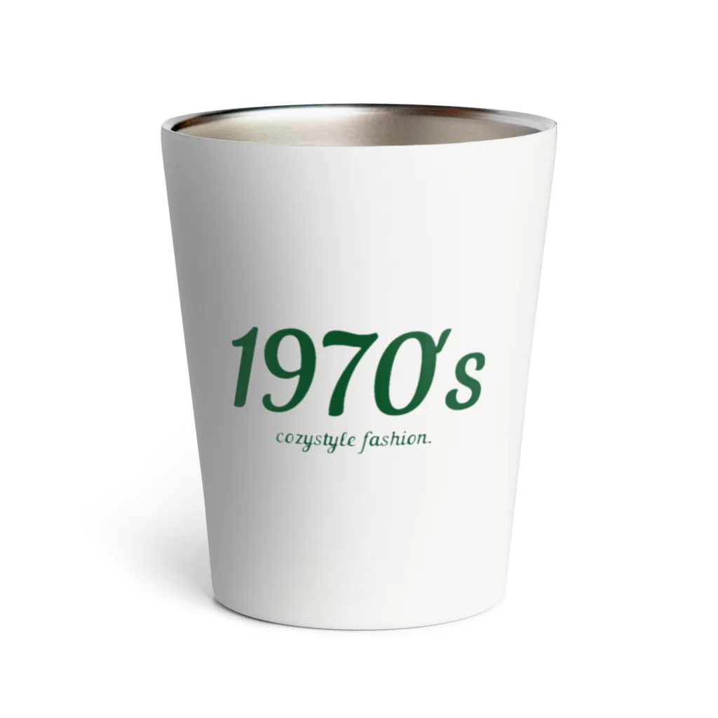 vintage.mimiの"𝟕𝟎´𝐬  𝐟𝐚𝐬𝐡𝐢𝐨𝐧."  Thermo Tumbler