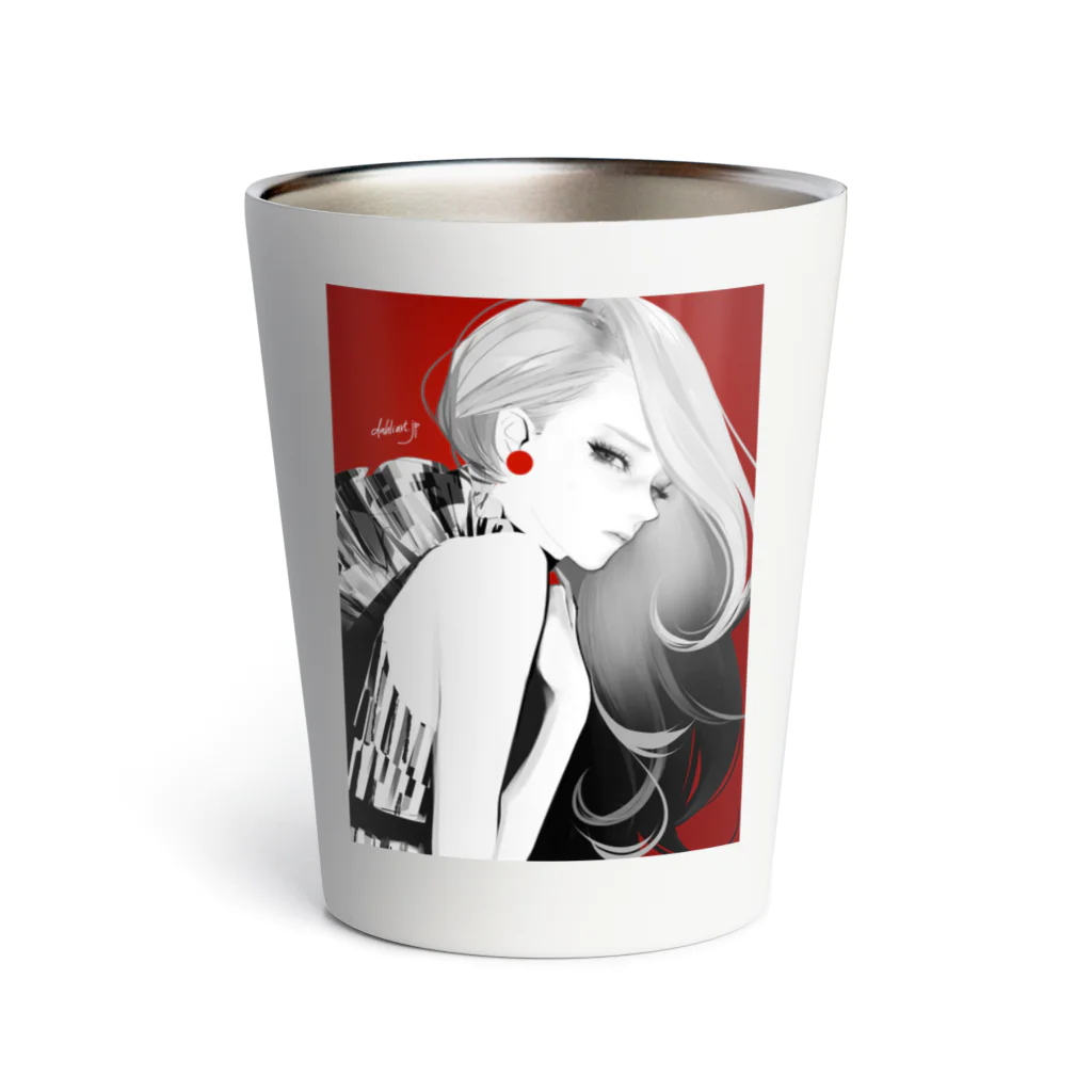 dahlia shop SUZURIのrosso Thermo Tumbler