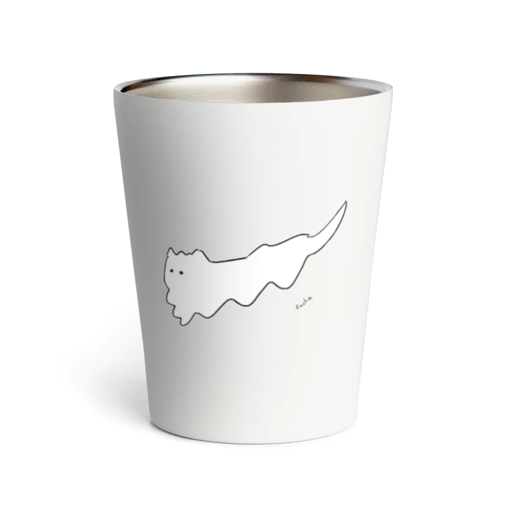  -Racha shop-の不思議などうぶつシンプル Thermo Tumbler