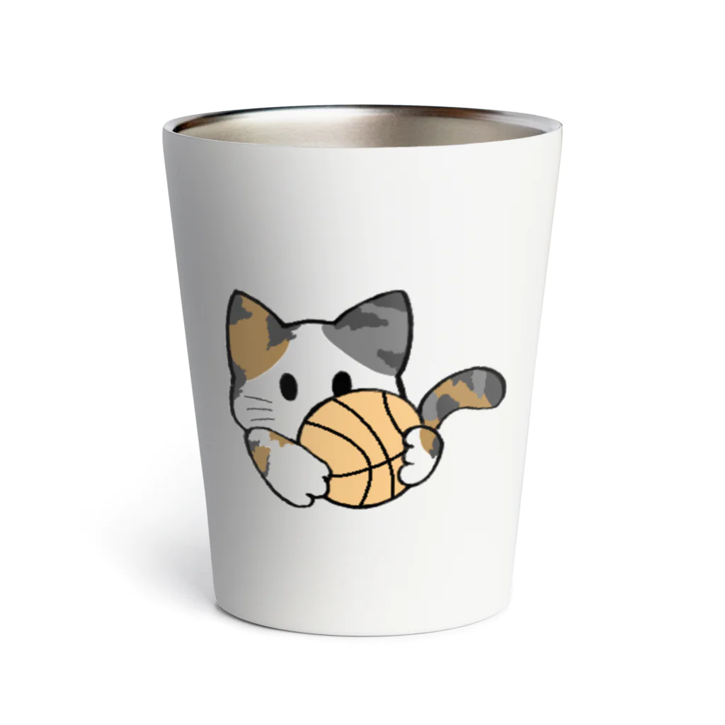 グリヴェール森の雑貨のねこ【ミケ】 Thermo Tumbler