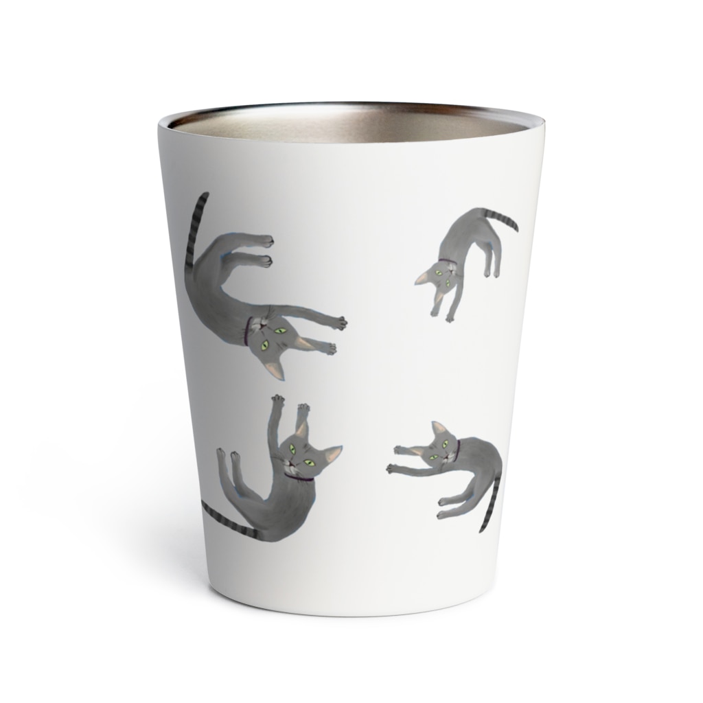 Vermeer-ふぇるめーるのふぇるくん　ねこのうず Thermo Tumbler