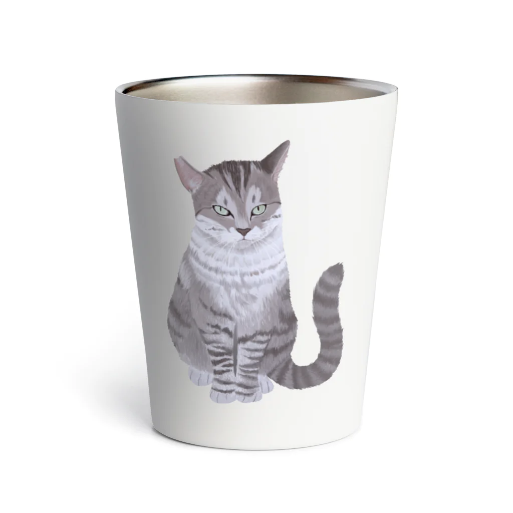 muramotochihiroのギザ耳CAT Thermo Tumbler