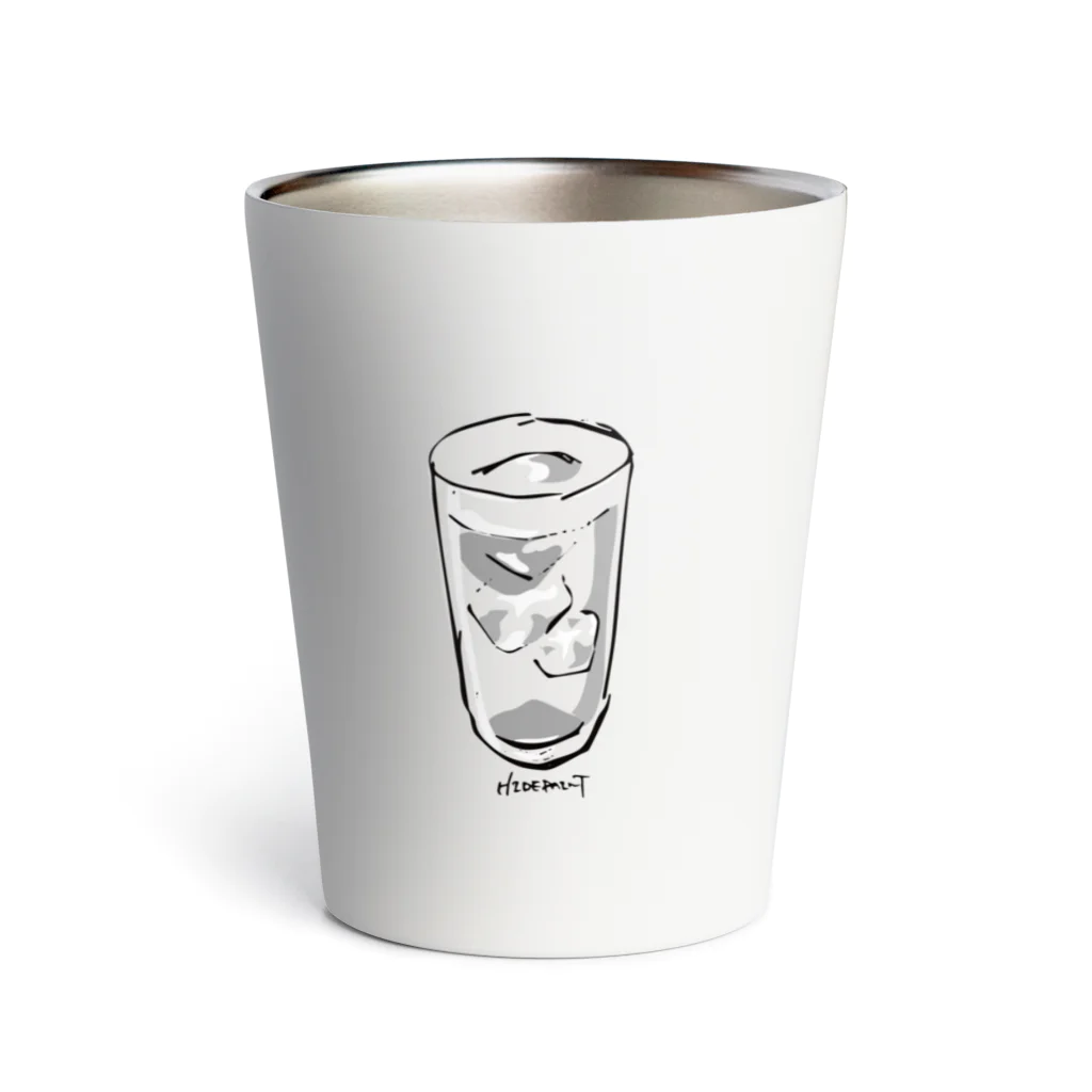 HIDEPAINT　SUZURI店の焼酎水割り Thermo Tumbler