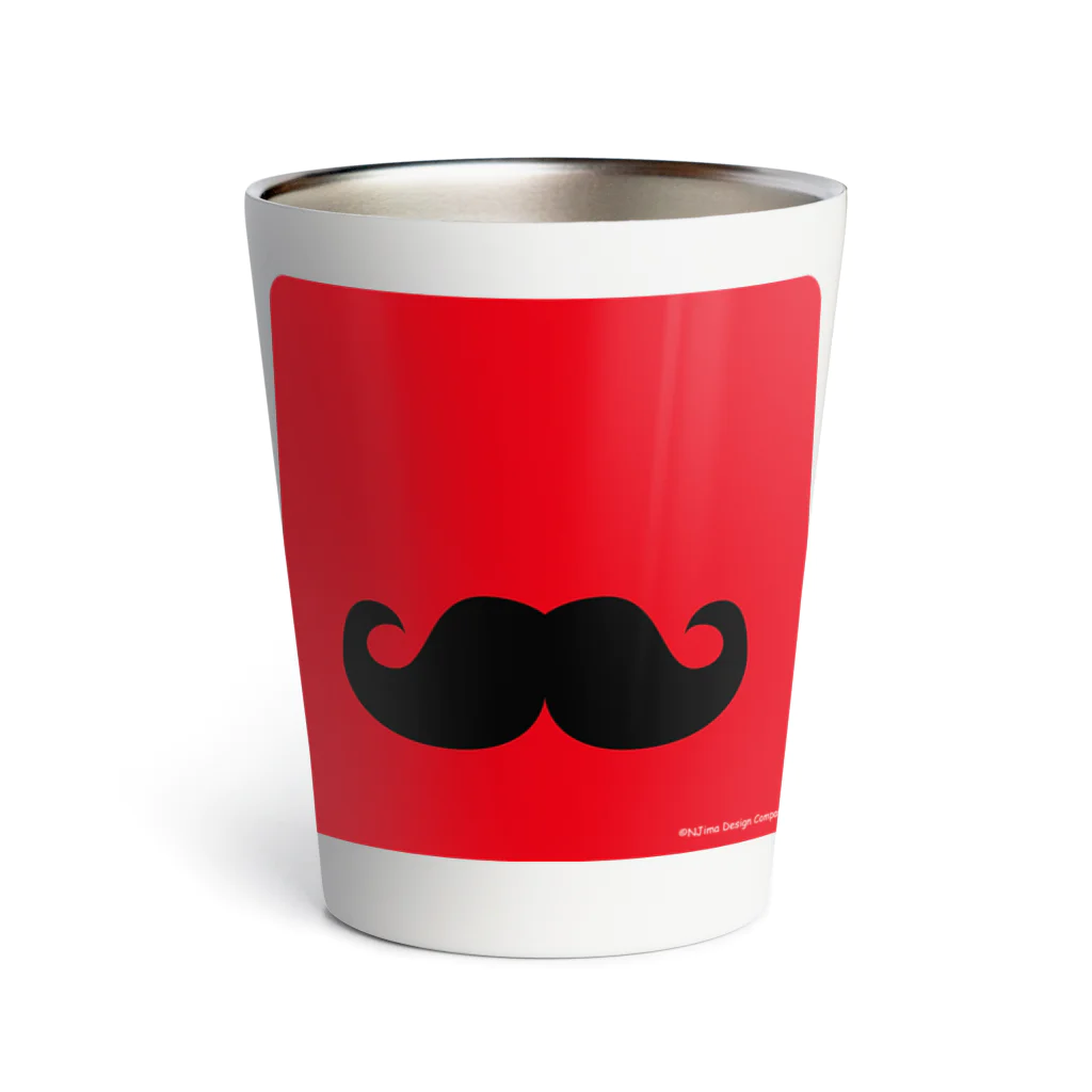 NJima_design_companyのmoustache サーモタンブラー