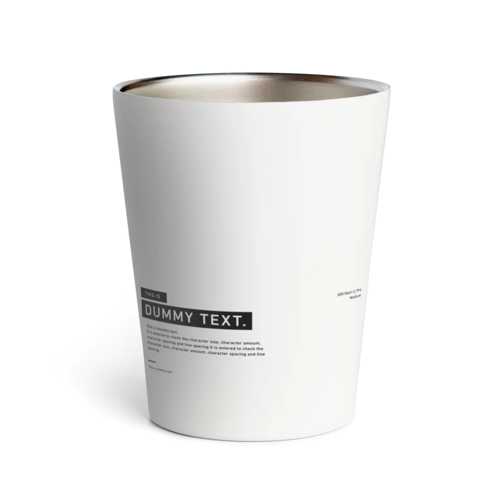 This is DUMMY TEXTのDUMMY TEXT. - untitled Thermo Tumbler