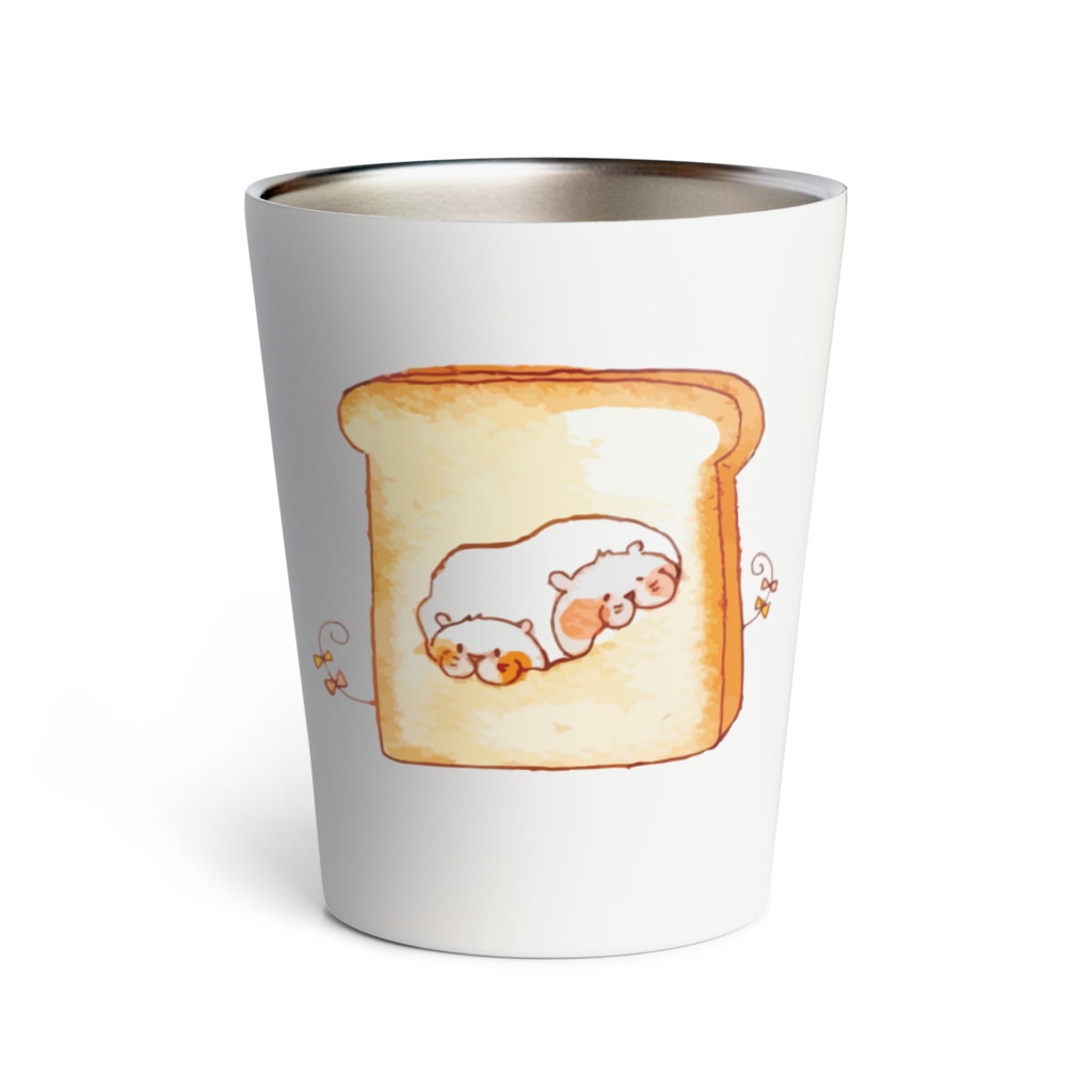 nikokoのデカパンチュウ(食パン) Thermo Tumbler