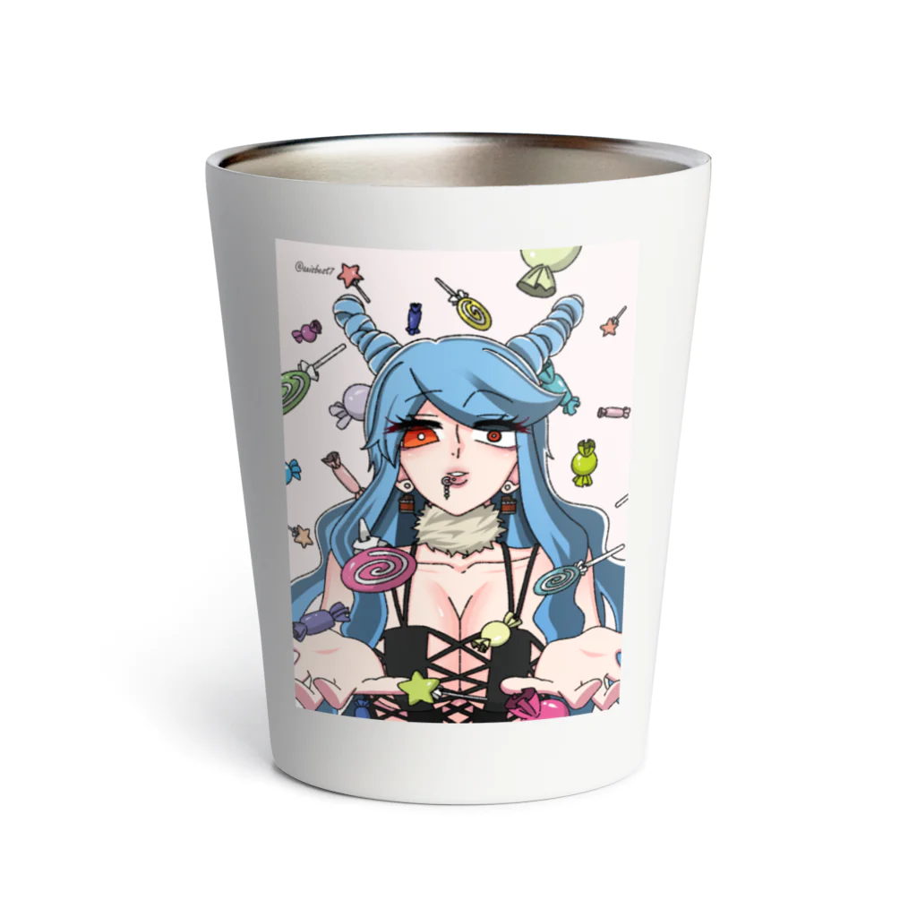 夜想明【LINEスタンプ・BOOTH販売中】のアクシスベストディアボロス Thermo Tumbler