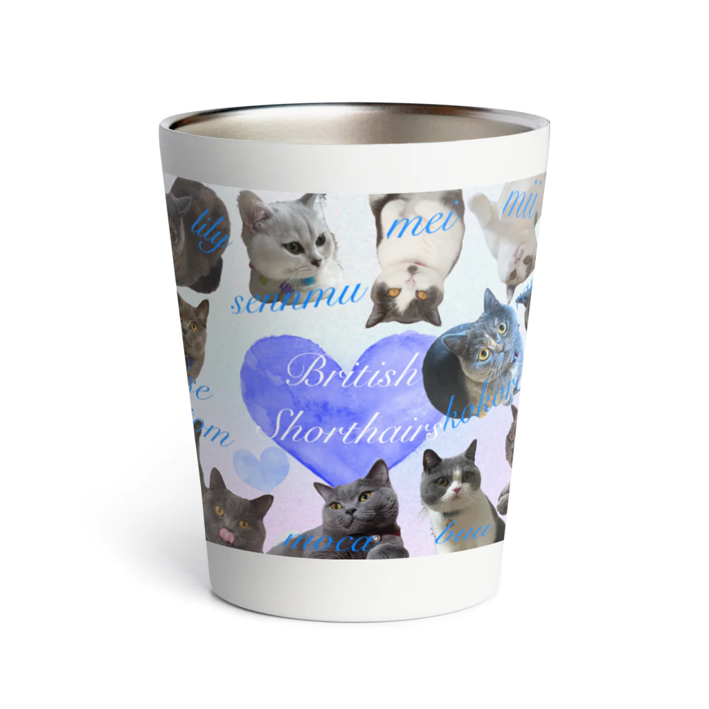 こころのお店のBritish Shorthairs Thermo Tumbler