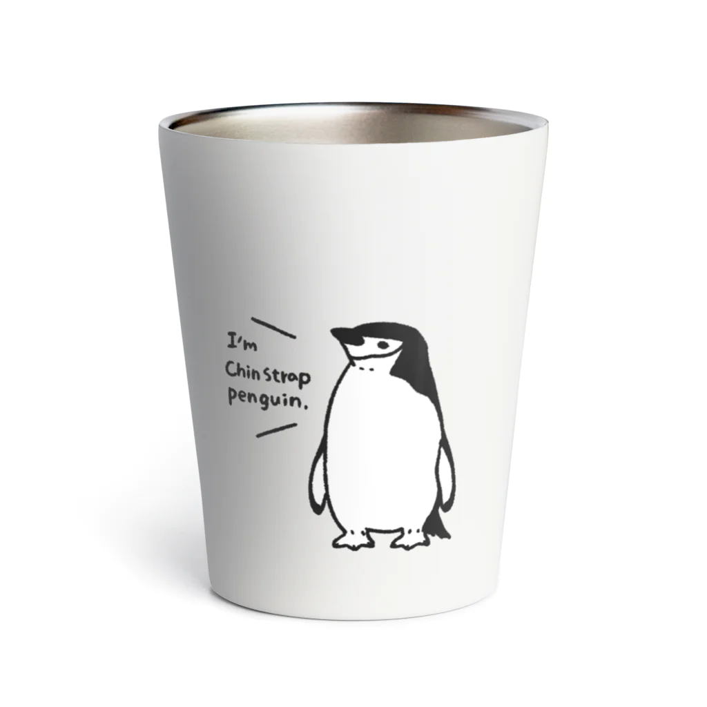 きゅう🐧イラストレーターの私はヒゲペンギン。 Thermo Tumbler