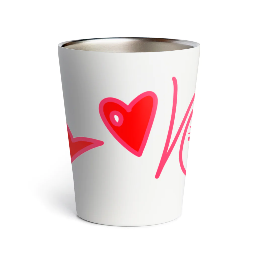 蔵魏涅槃のlove猫 Thermo Tumbler