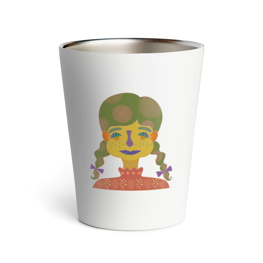 Hinaの三つ編みちゃん Thermo Tumbler