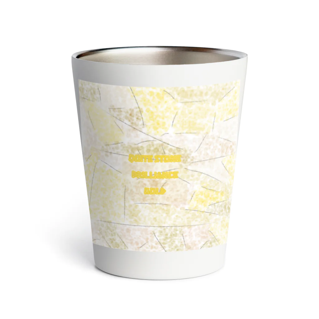 LeafCreateのQuiteStoneBrillianceGold Thermo Tumbler