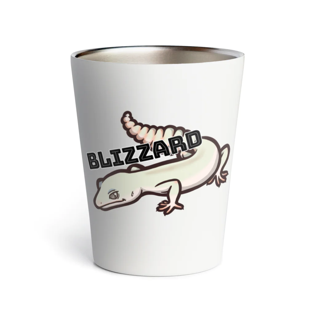 8269-HONEY ROCK-のレオパ(Blizzard) Thermo Tumbler