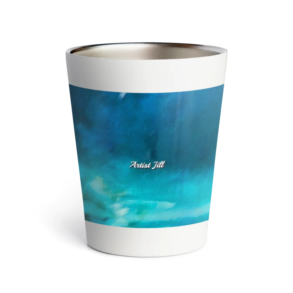 【ホラー専門店】ジルショップの碧翠シリーズ(横長) Thermo Tumbler