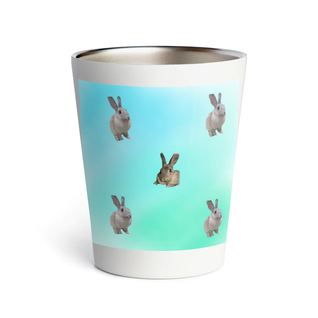 ふてくされうさぎ善のうさぎの善 Thermo Tumbler