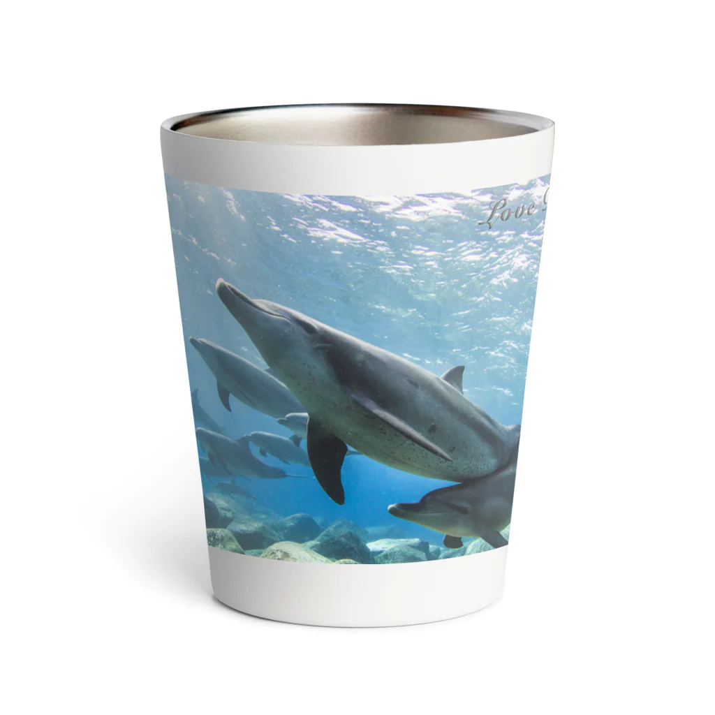 BLUE DOLPHINのLove Dolphin 4 Thermo Tumbler