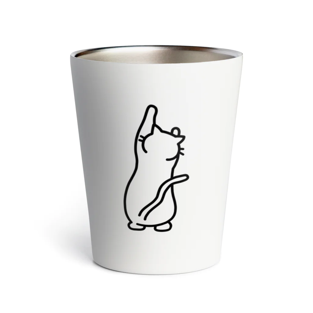 宇宙飛行のきになるねこ Thermo Tumbler